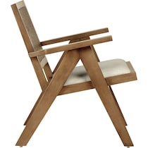 light brown accent chair   