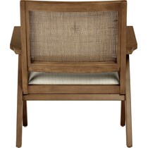 light brown accent chair   