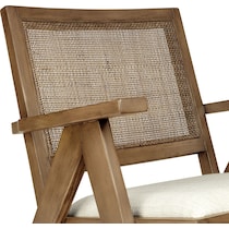light brown accent chair   