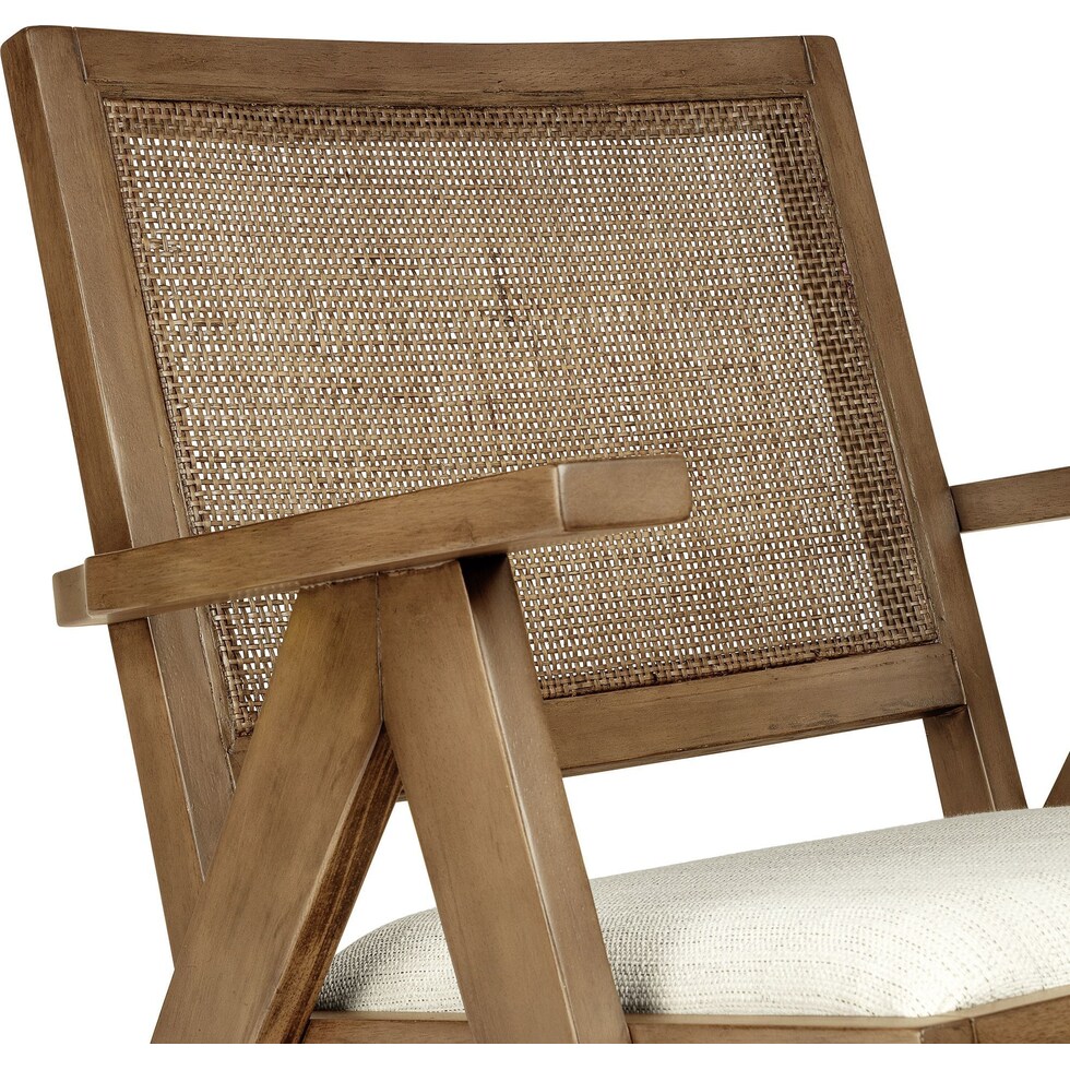 light brown accent chair   