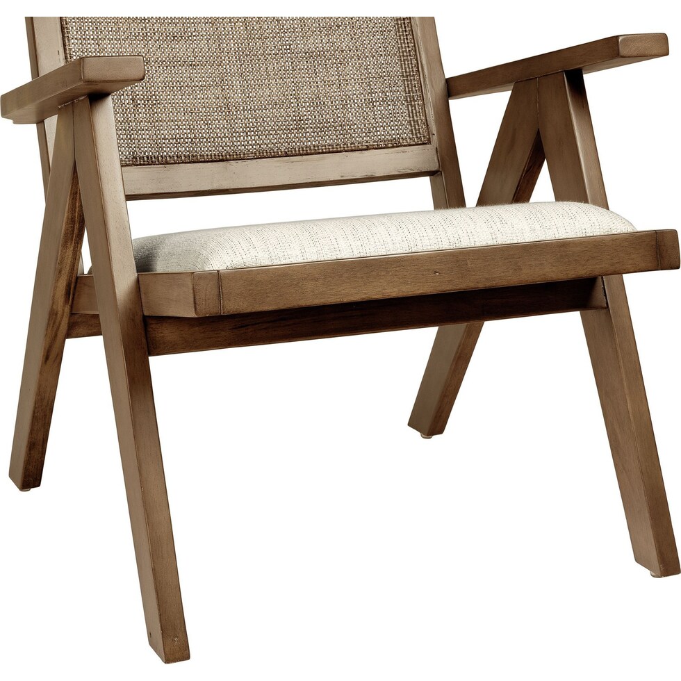 light brown accent chair   