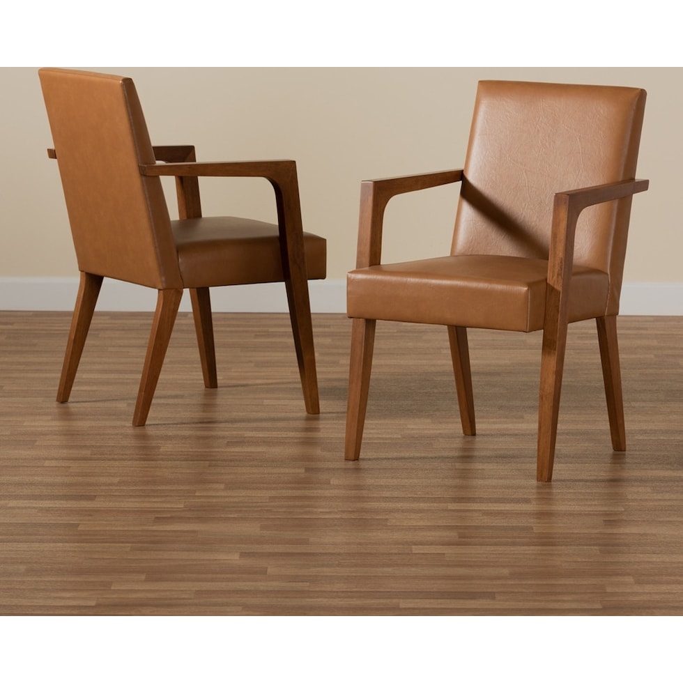 light brown accent chair   