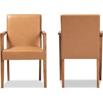 light brown accent chair   