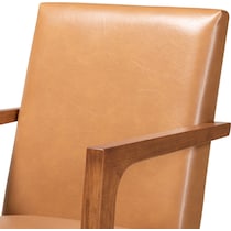 light brown accent chair   