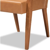 light brown accent chair   