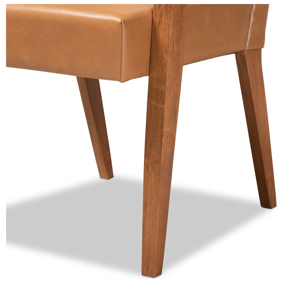 light brown accent chair   