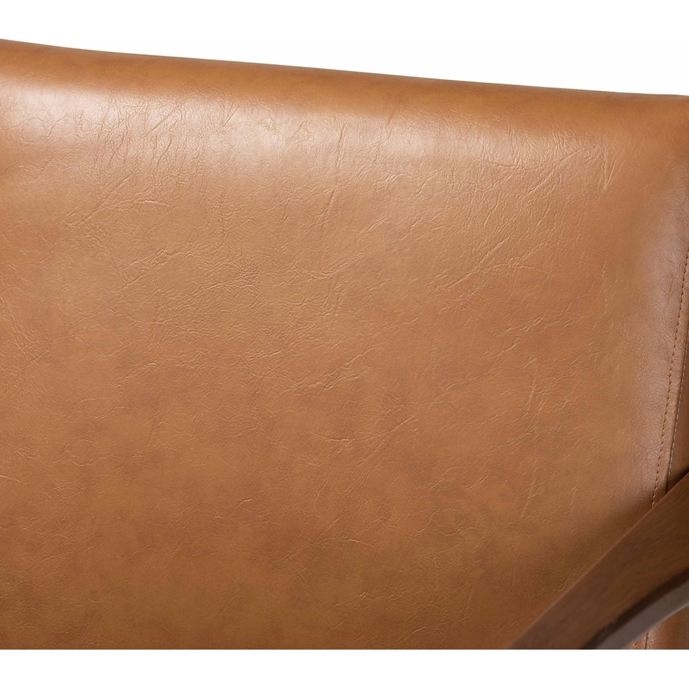 light brown accent chair   