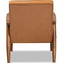 light brown accent chair   