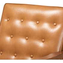 light brown accent chair   