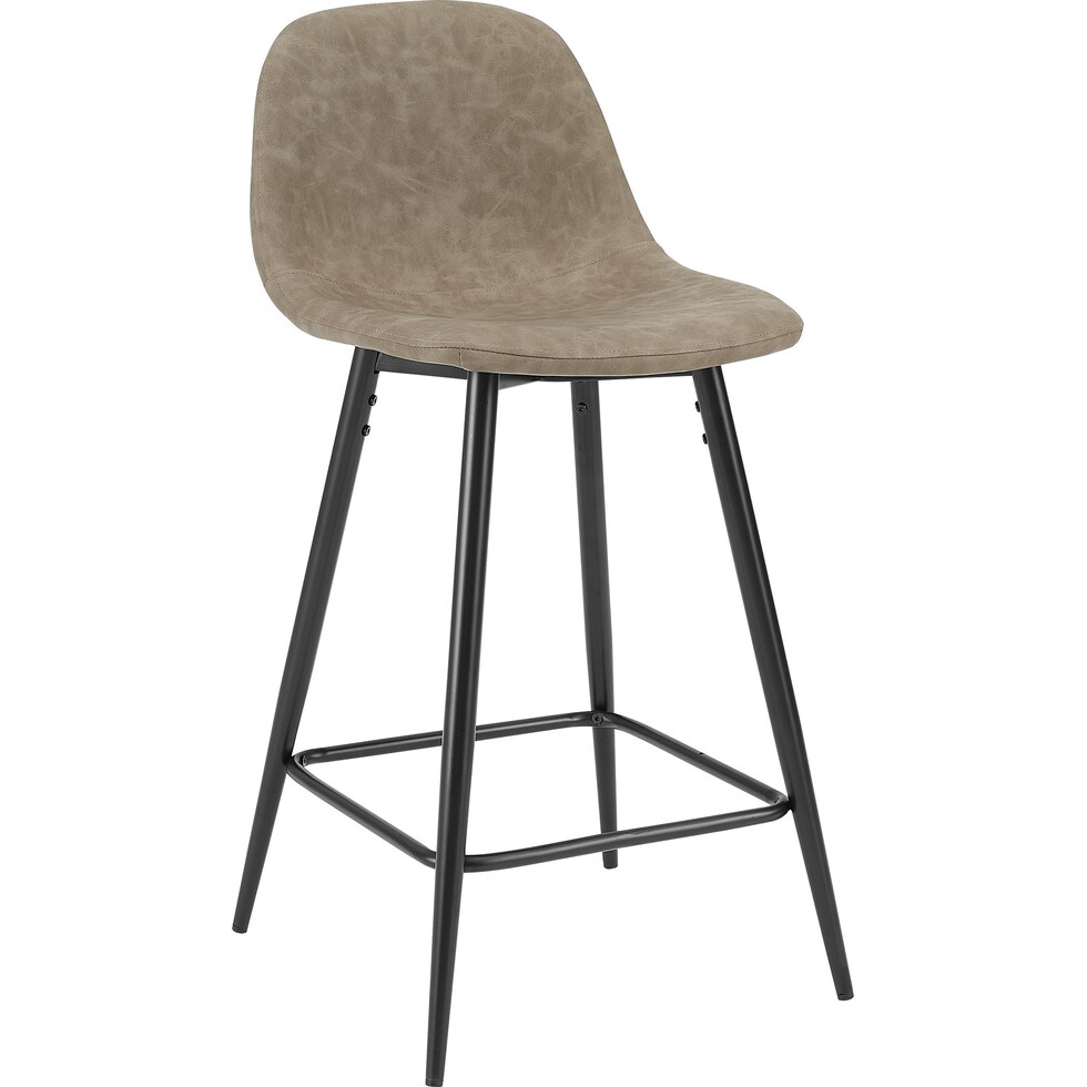 light brown counter height stool   