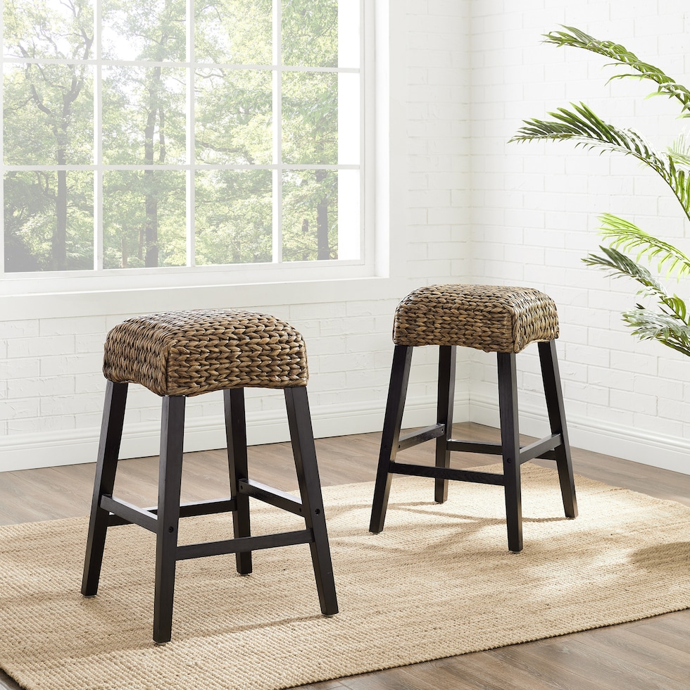 light brown counter height stool   