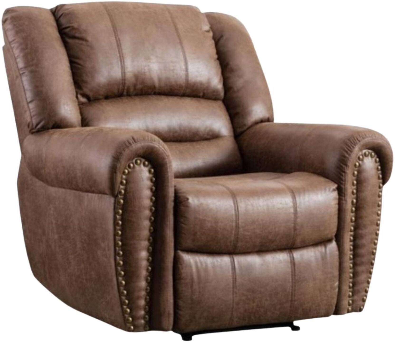 Wayne Manual Recliner Brown Value City Furniture