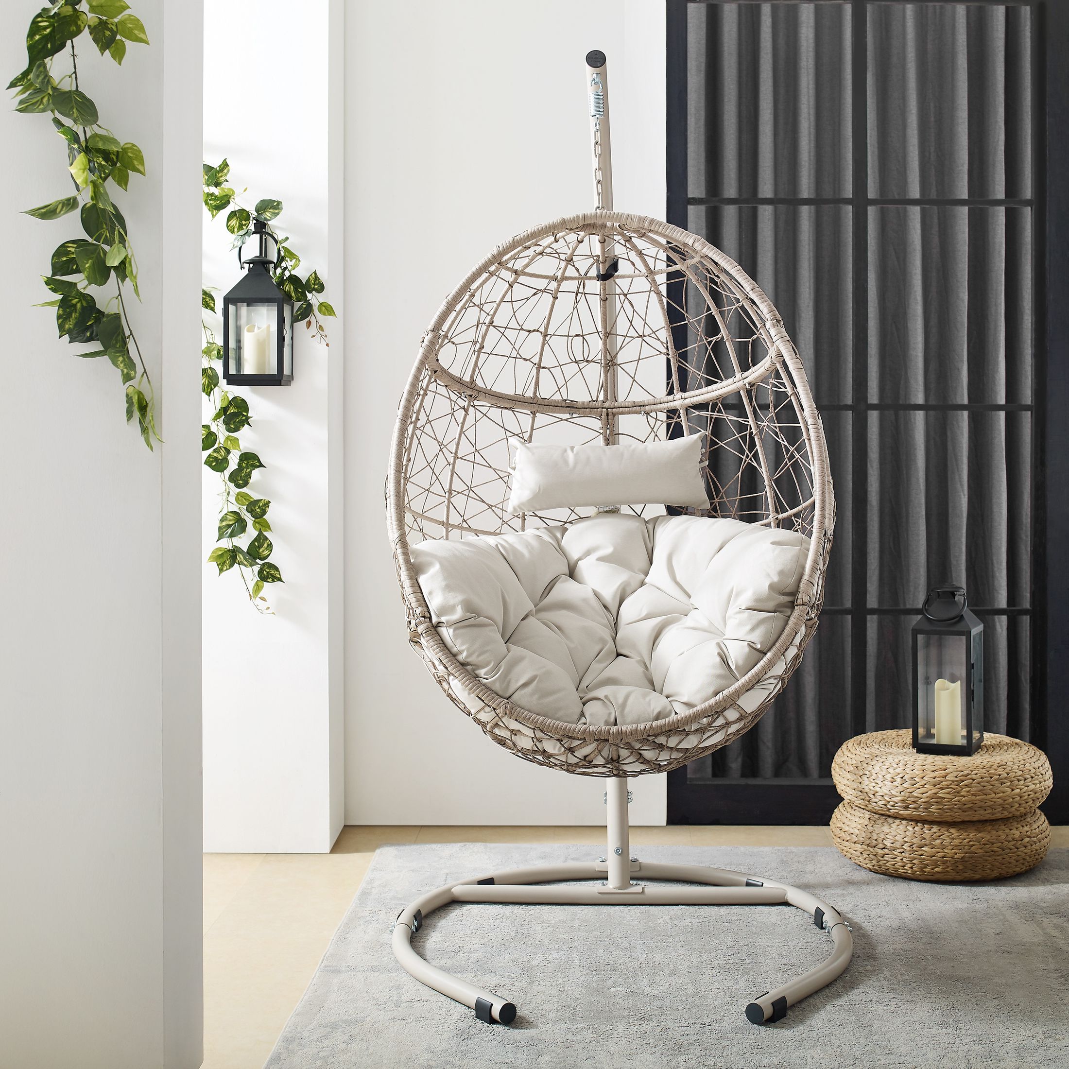 wickes hanging egg chair