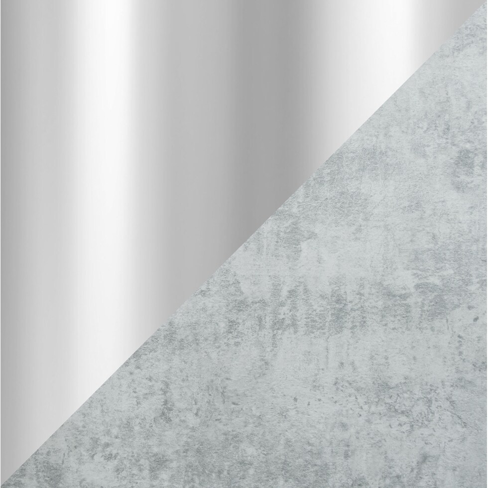 light gray chrome swatch  