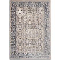 lilia ivory blue area rug  x    