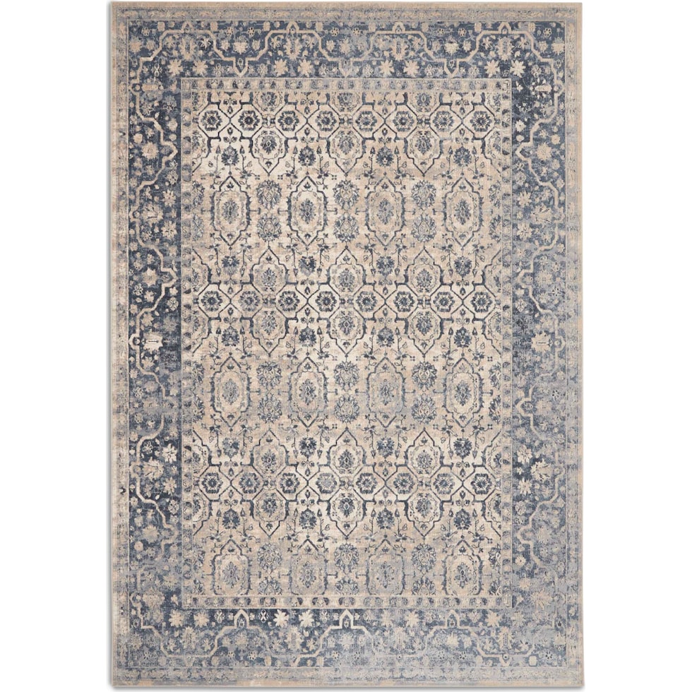 lilia ivory blue area rug  x    