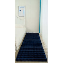lilly blue area rug  x    