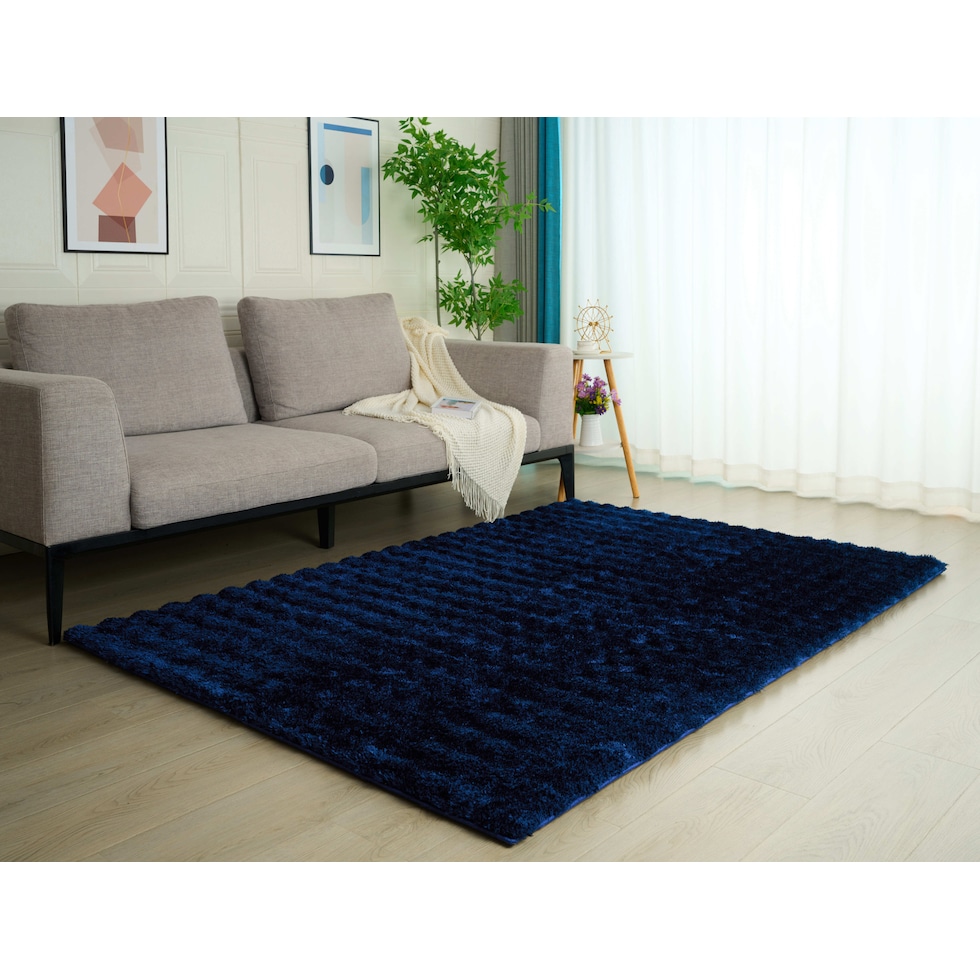 lilly blue area rug  x    