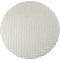lilly white area rug  round   