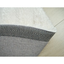 lilly white area rug  round   