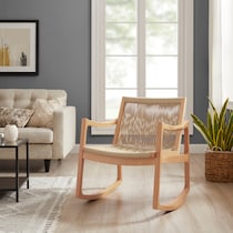 lily light brown accent chair   