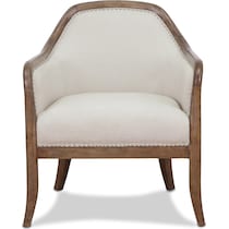 lily white accent chair   