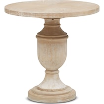 lily white accent table   