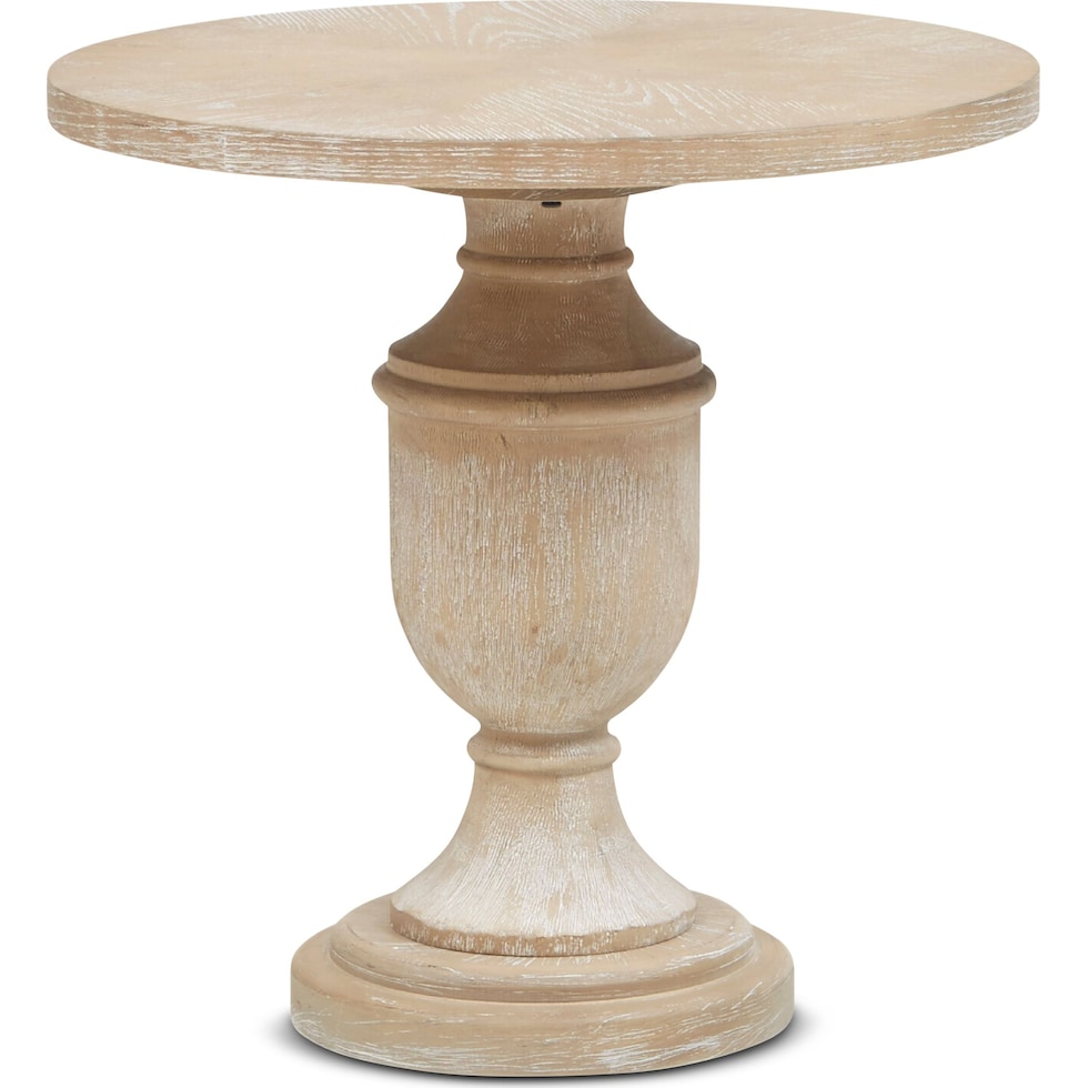 lily white accent table   