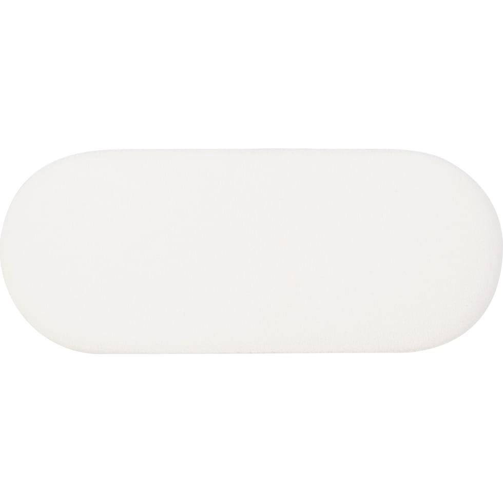 lilymae white ottoman   