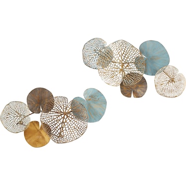 LilyPad 2-Piece  27'' x 16'' Wall Art Set