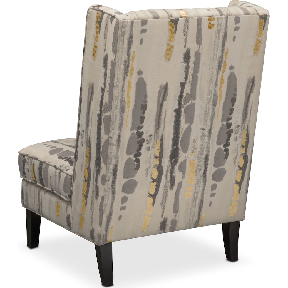 limelight gray accent chair   