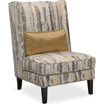 limelight gray accent chair   