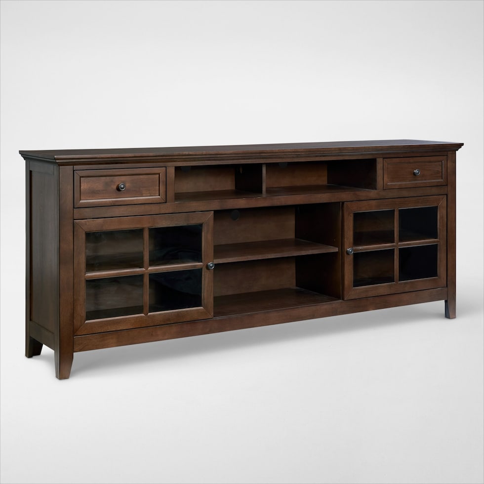 lincoln tables dark brown tv stand web   