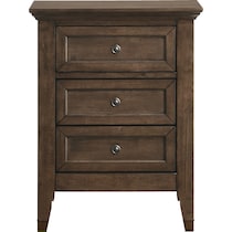 lincoln dark brown  pc full bedroom   
