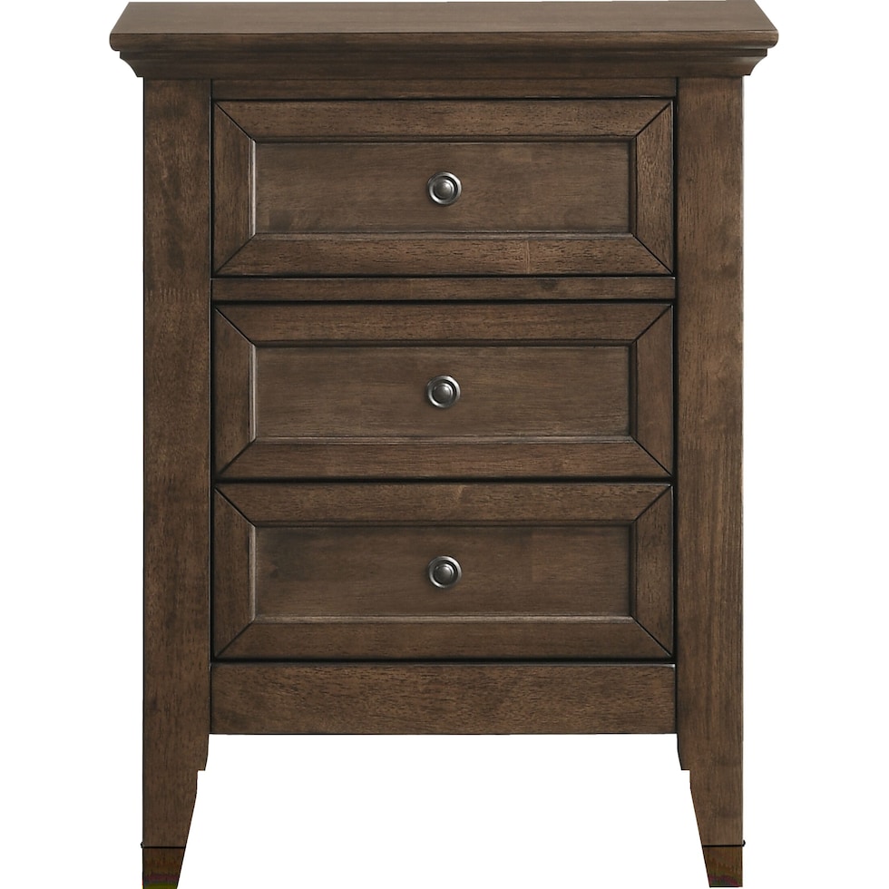 lincoln dark brown  pc full bedroom   