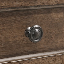 lincoln dark brown  pc full bedroom   