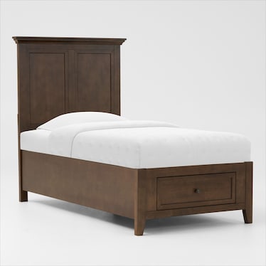 Lincoln Solid Wood 6-Piece Youth Bedroom Set with Nightstand, Dresser and Mirror