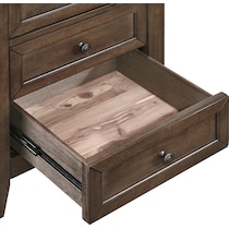 lincoln dark brown  pc twin bedroom   