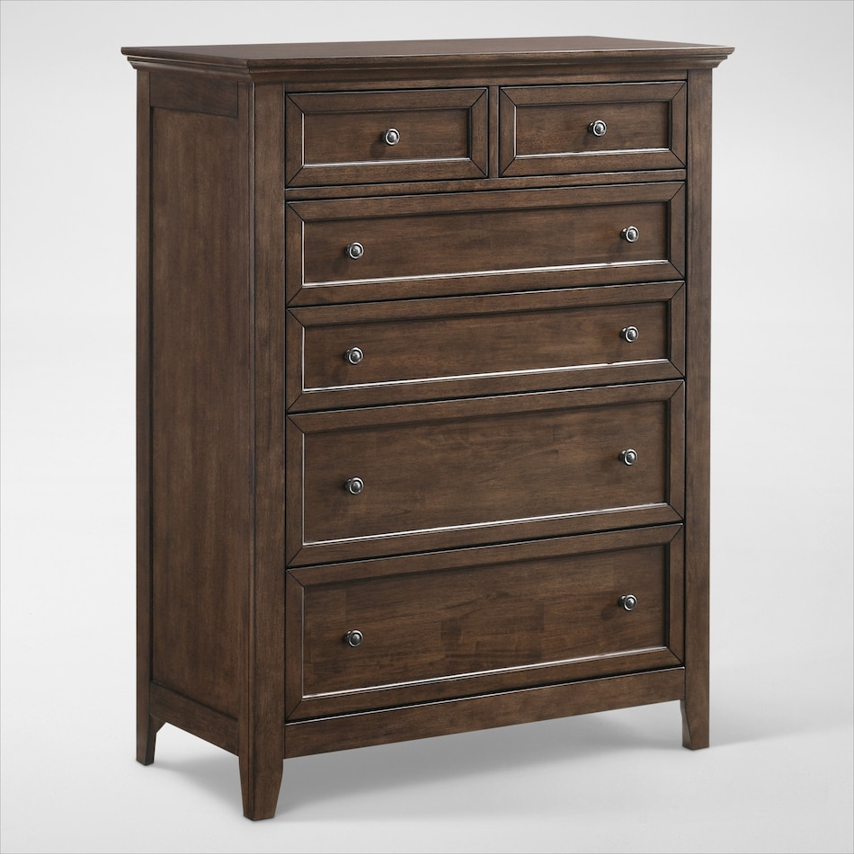 lincoln dark brown chest   