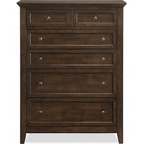 lincoln dark brown chest   