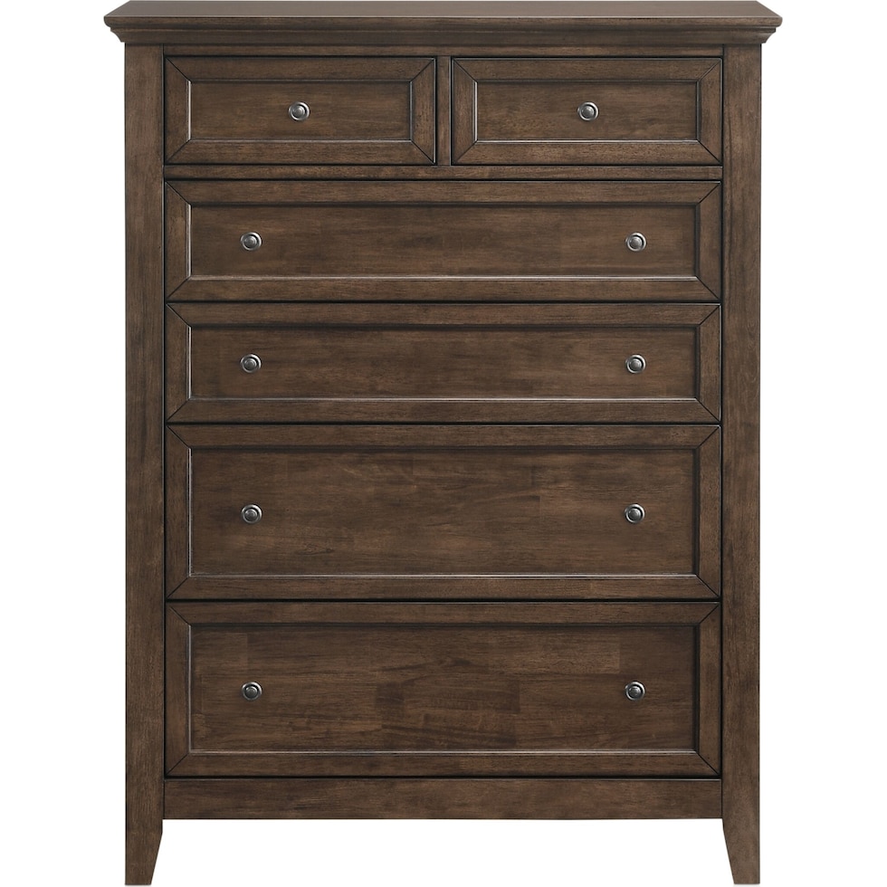 lincoln dark brown chest   