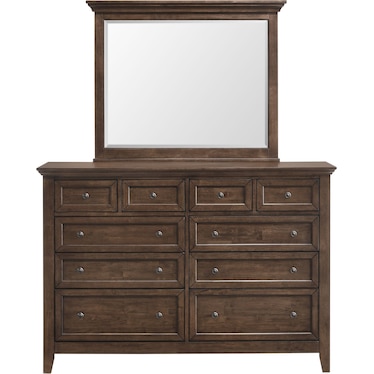 Lincoln Dresser and Mirror