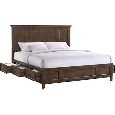 Lincoln Solid Wood Storage Bed