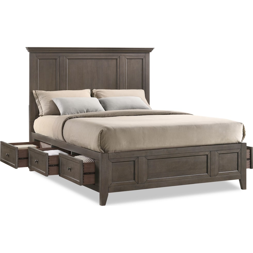 lincoln gray  pc king bedroom   