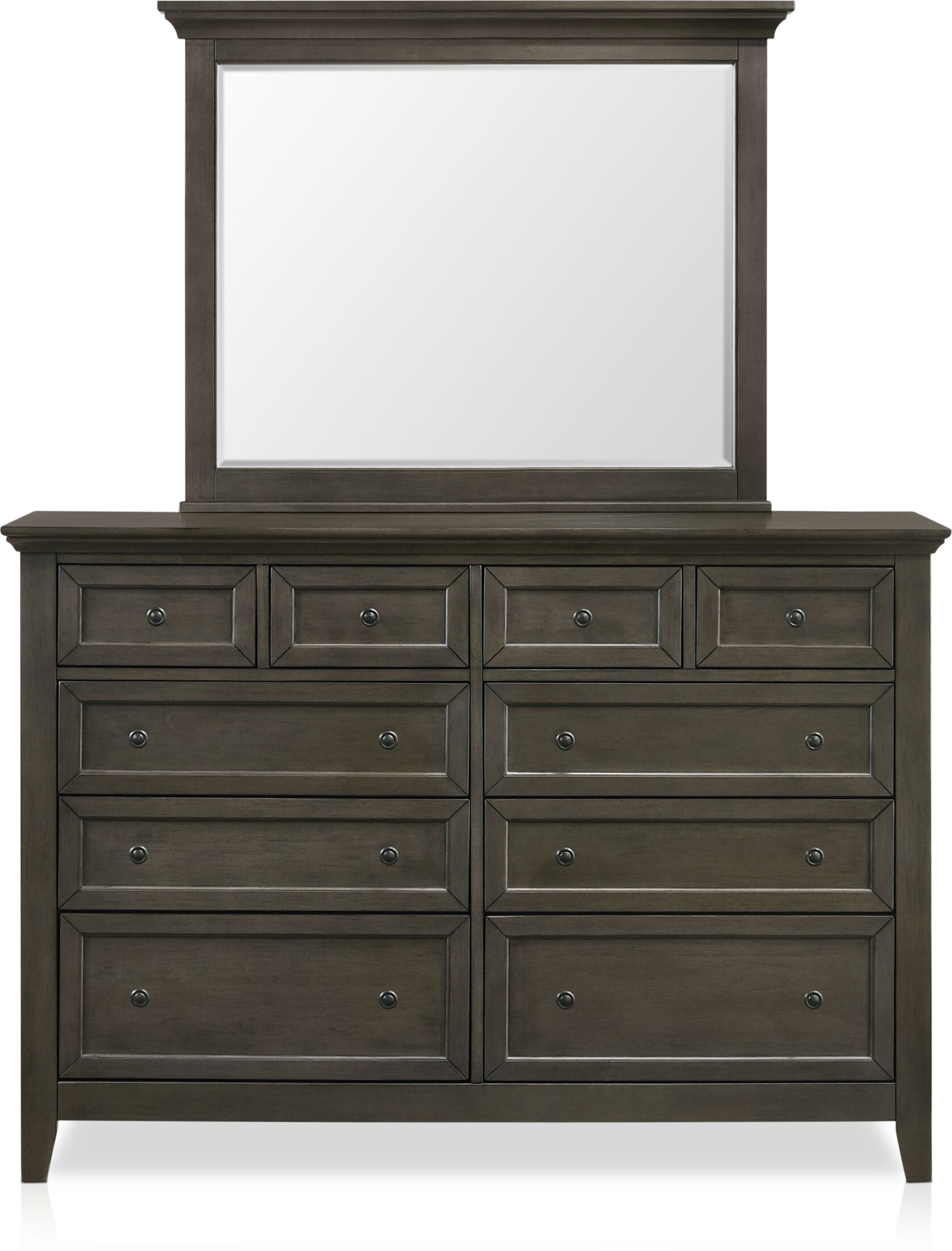 Lincoln Solid Wood Dresser and Mirror | Value City Furniture