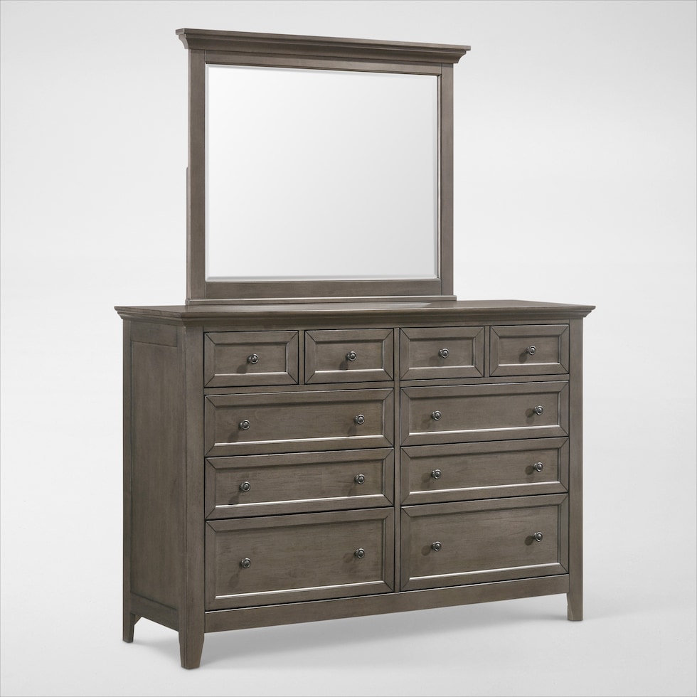 lincoln gray dresser and mirror web   