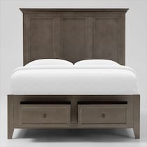 lincoln gray full bed   