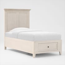 lincoln white  pc twin bedroom   
