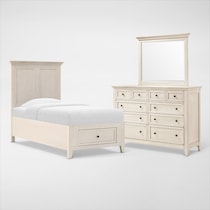 lincoln white  pc twin bedroom   