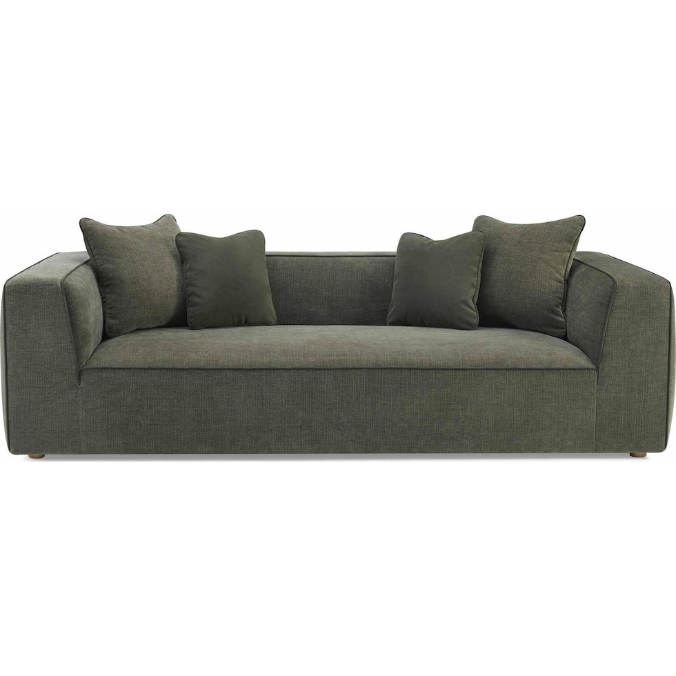 lindy green sofa   